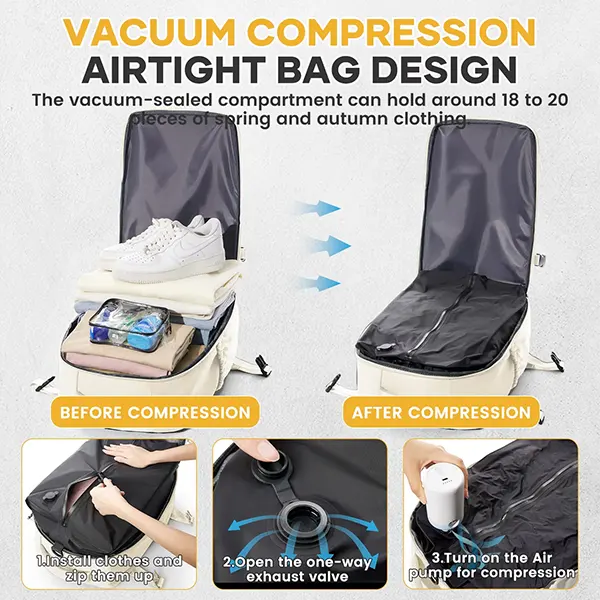 BackValli Vacuum Backpacks