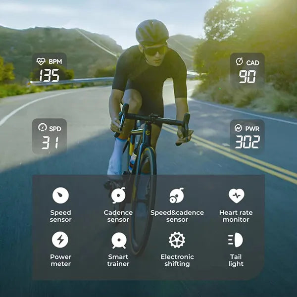K3BiJo Bike Computer – Wireless GPS Navigation, Color Screen, WiFi & Bluetooth, 5s GPS Lock, IPX7 Waterproof
