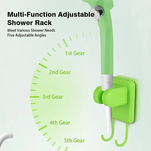 DutyShower Portable Camping Shower Pump – 6000mAh / 7800mAh, Full-Screen Intelligent Display, Outdoor Shower Kit