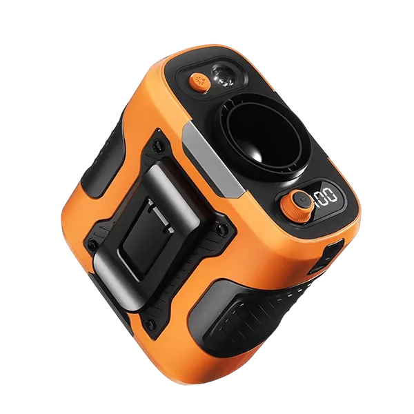 ChillBelt 5-in-1 Wearable Waist Fan – 100 Speeds, 12M/S, 24H Battery, Digital Display & Clip-on Light