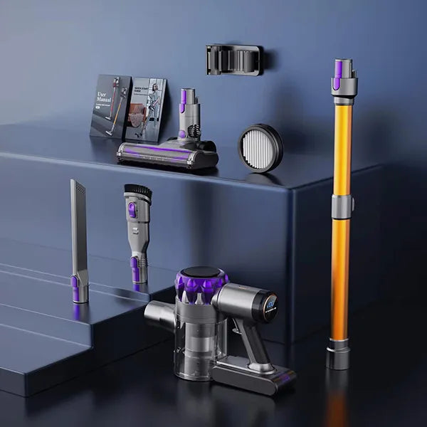 Cleanivia 8-in-1 Cordless Stick Vacuum – 40kPa Suction, Anti-Tangle, LED Display & 1.5L Dust Cup
