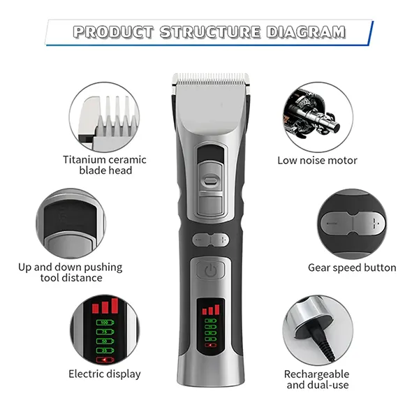 PupyHair Dog Clippers For Thick Hair US02