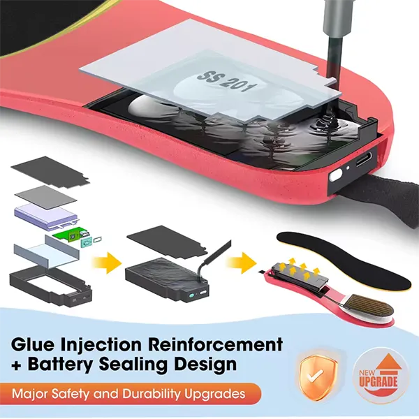 KaenSole Rechargeable Heated Insoles – App-Controlled Electric Foot Warmers for Men & Women