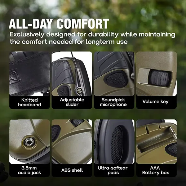 NoiActiz Noise Cancelling Earmuffs