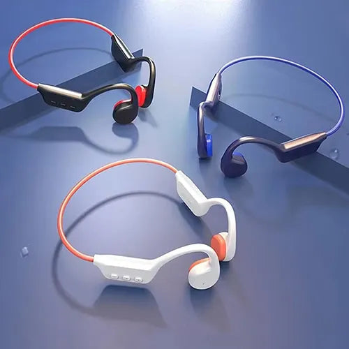 Rivoni Bone Conduction Headphones – Open-Ear Bluetooth, Sweatproof & Lightweight for Running