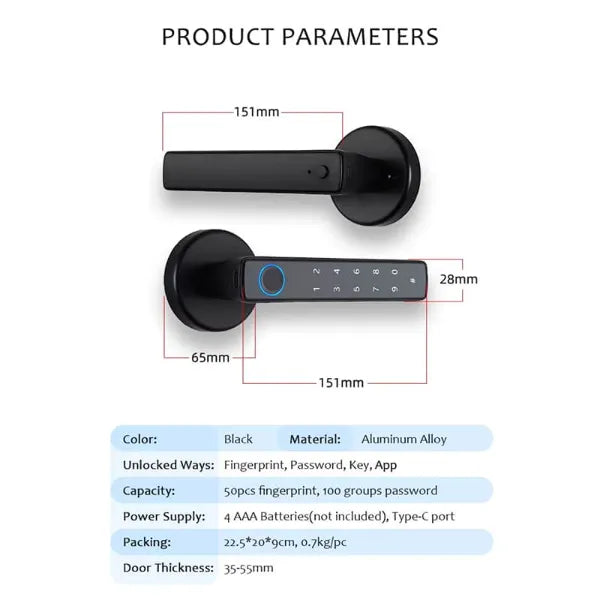 HolLocks Smart Padlocks Biometric Security US01