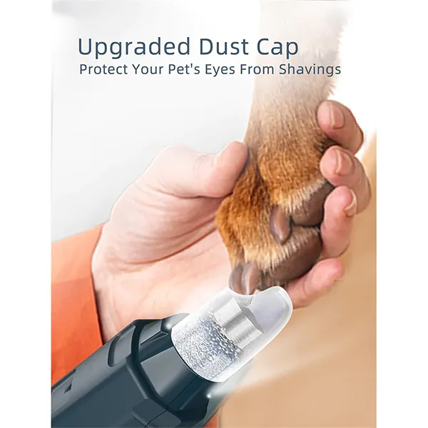 SukiPaw 6-Speed Dog Nail Grinder – Super Quiet, Rechargeable, Painless Grooming for Small, Medium & Large Dogs