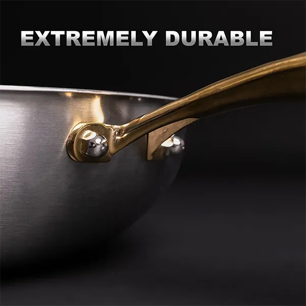 TetsuP6 Pure Titanium Frying Pan – Chef-Grade Hammered Skillet | PFAS/PFOA/PTFE-Free | Induction & Oven-Safe