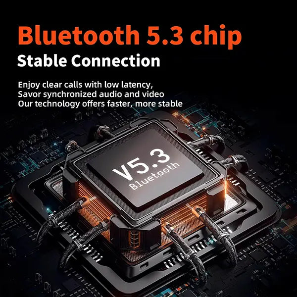 BrusPhone Wireless Headphones – Bluetooth 5.3, Adaptive Hybrid Noise Cancelling, Hi-Res Audio, Foldable Design