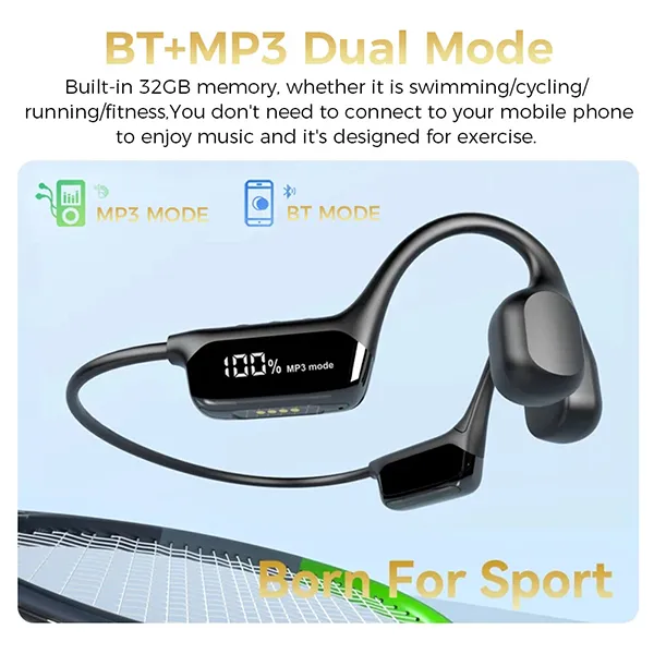 MeciBow Bone Conduction Headphones US8