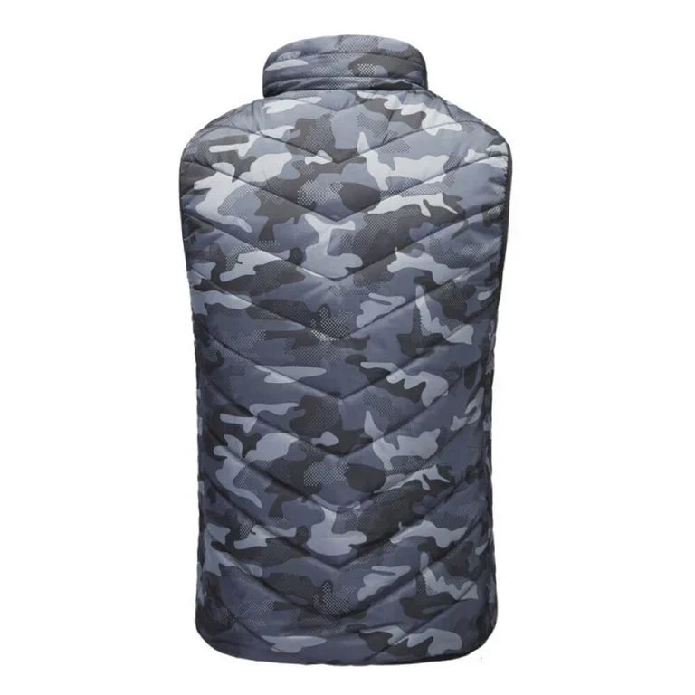 Velaris Heated Vest – Electric Warming Vest for Men & Women | Camouflage & Black | S–6XL