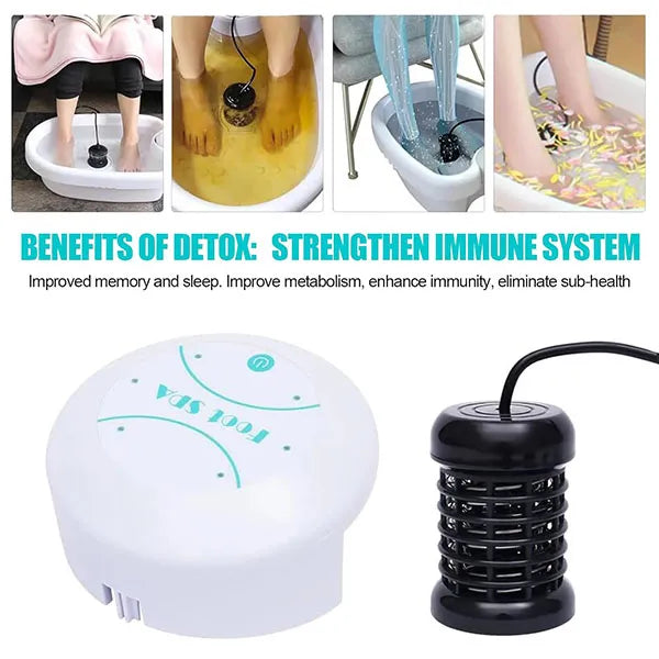 Lonelix Z2 Ionic Foot Bath Machine – Ion Detox Foot Spa & Chi Cleanse for Home, Salon & Beauty Club