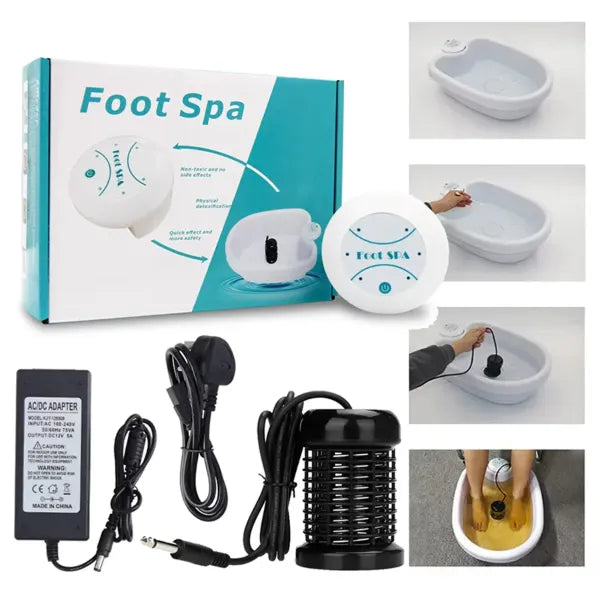 Lonelix Z2 Ionic Foot Bath Machine – Ion Detox Foot Spa & Chi Cleanse for Home, Salon & Beauty Club