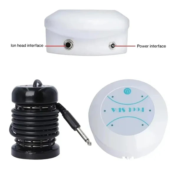 Lonelix Z2 Ionic Foot Bath Machine – Ion Detox Foot Spa & Chi Cleanse for Home, Salon & Beauty Club