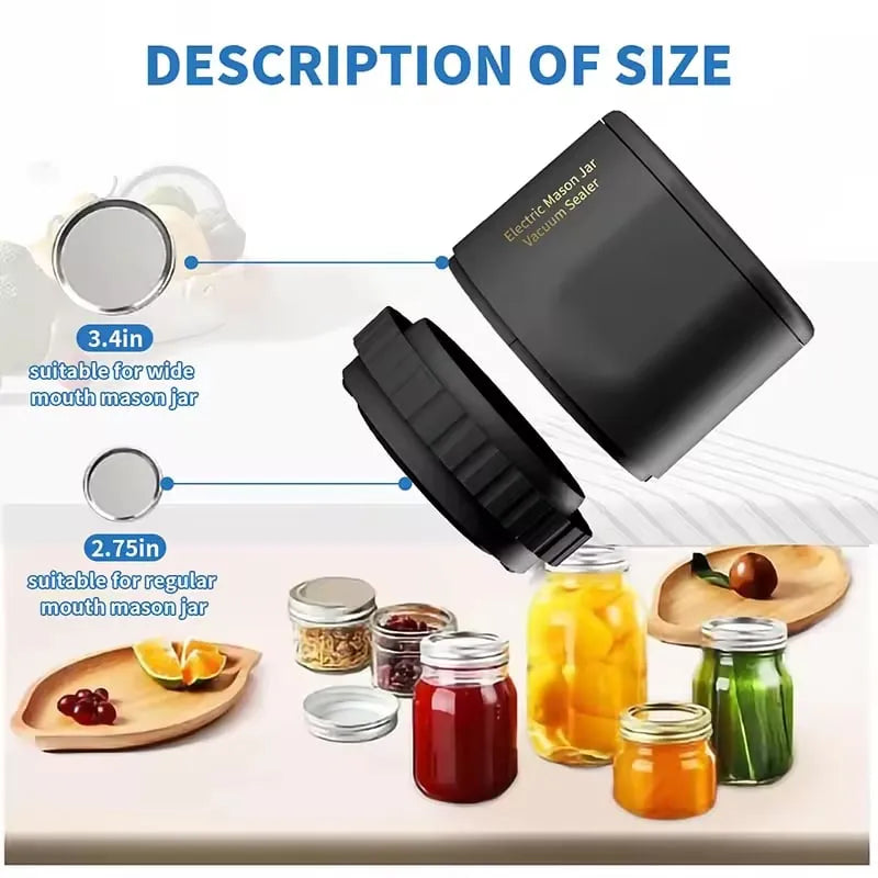 Konijar Mason Jar Vacuum Sealer AU1