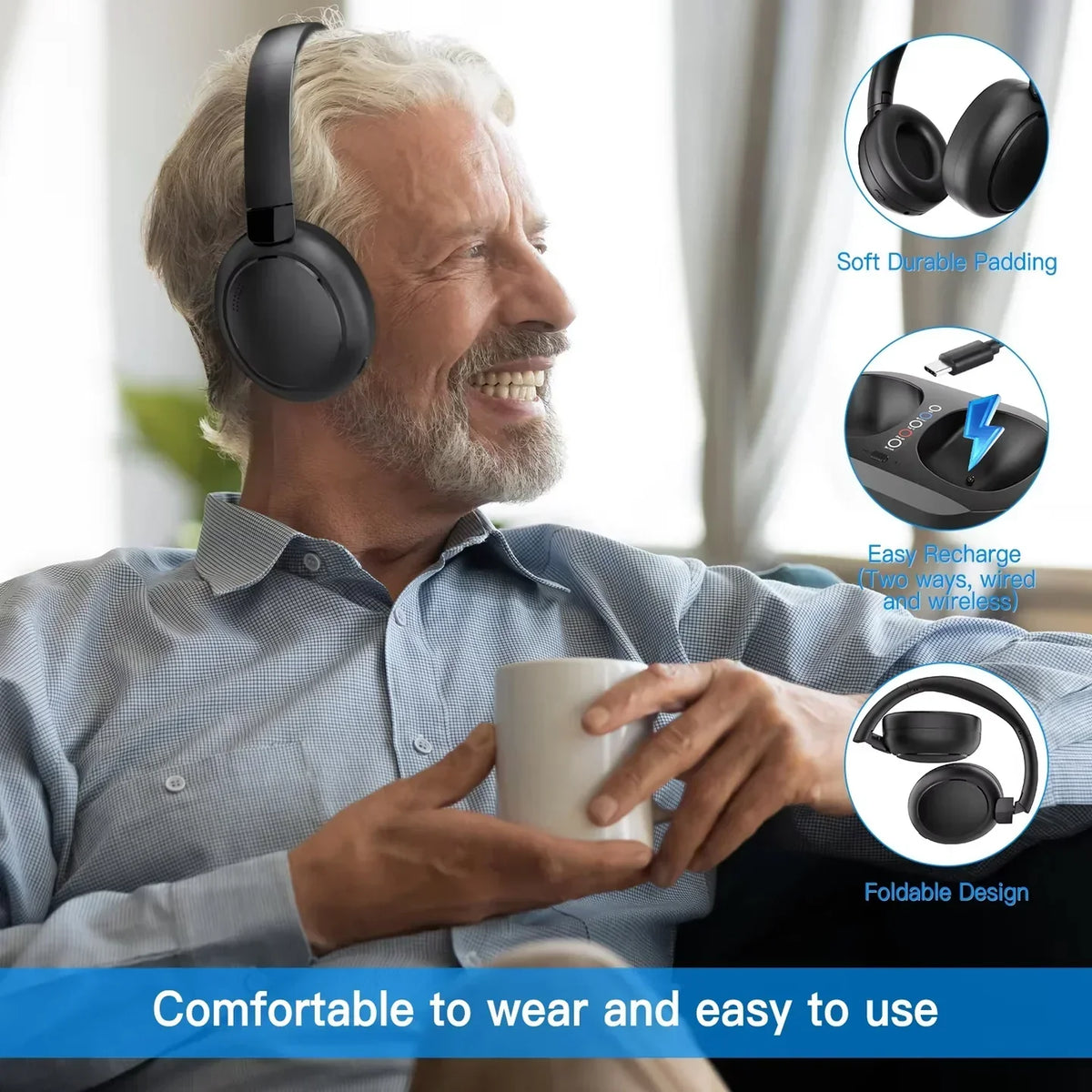 Lofialo TV Headphones AU2