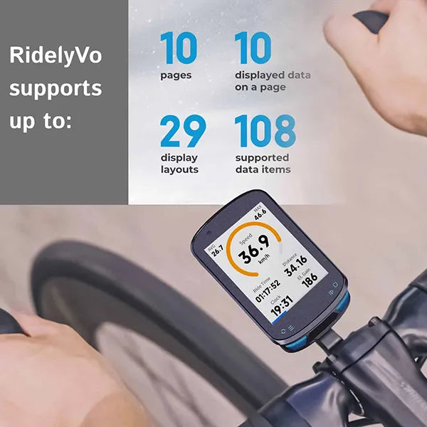 K3BiJo Bike Computer – Wireless GPS Navigation, Color Screen, WiFi & Bluetooth, 5s GPS Lock, IPX7 Waterproof
