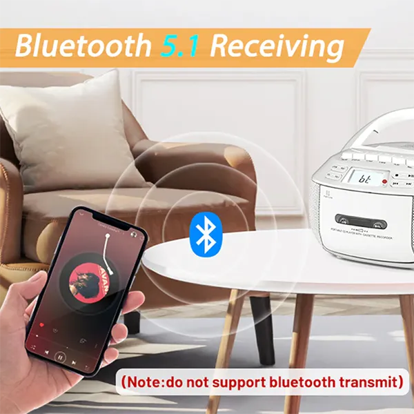 CiDPlay Portable CD Cassette 8390