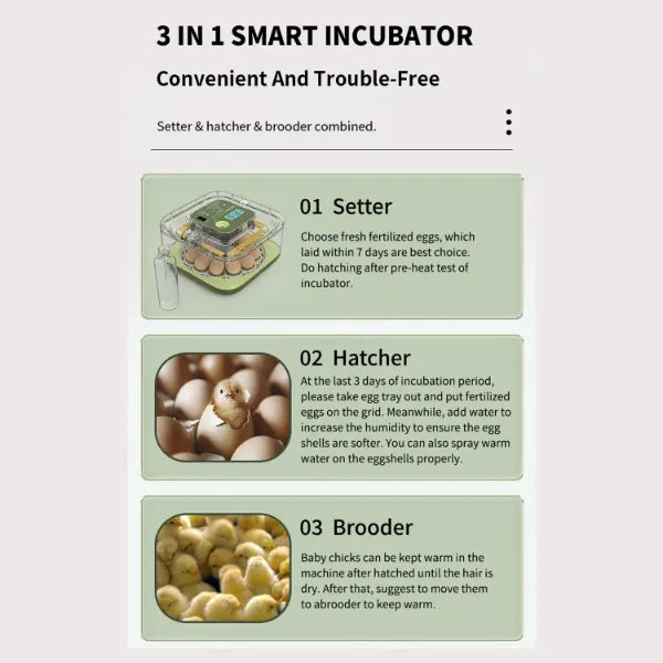 EggCrest Chicken Egg Incubators US8