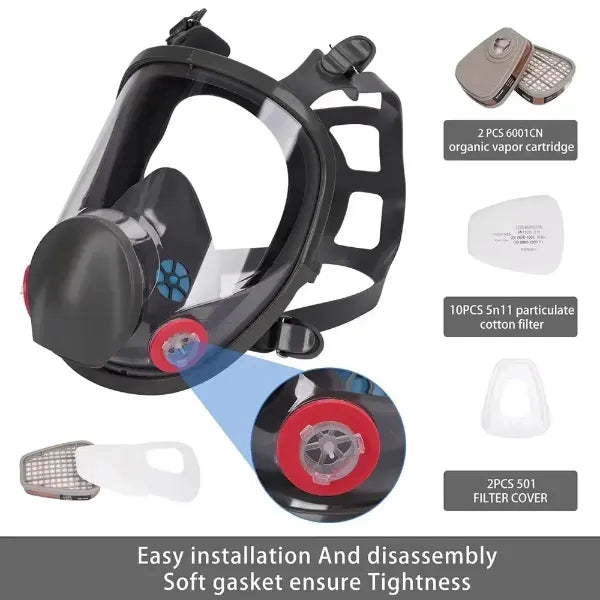 RespiraX Full Face Respirator US8