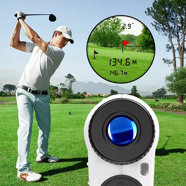 KoGol Z3 Golf Rangefinder – 600 Yard Laser Range Finder with Slope, Pin Lock & Rechargeable Battery
