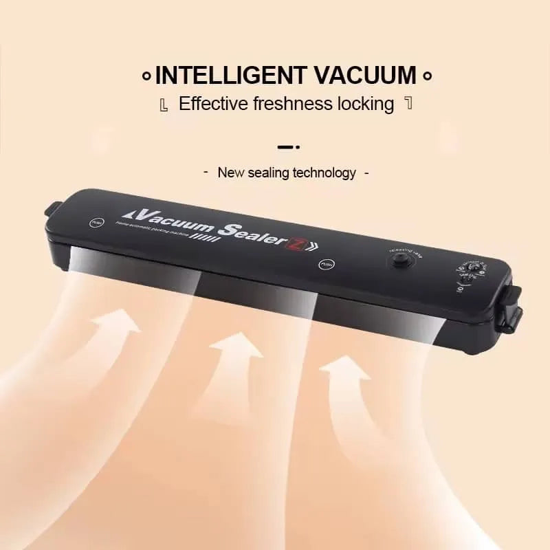 Safresh Vacuum Sealer – 80kPa One-Touch Automatic Food Sealer with Dry, Moist & Fresh Modes