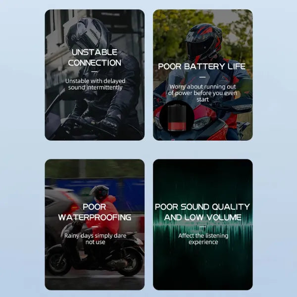 Z2IMoto Helmet Bluetooth Headsets