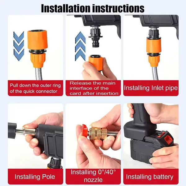 HoliWash Cordless Pressure Washers
