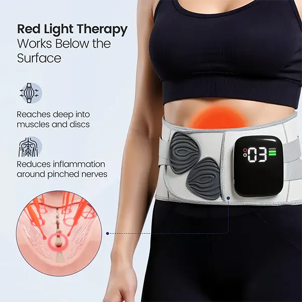K2 LumiBack Red Light Therapy Belts For Back Pain US02