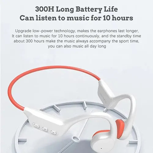Rivoni Bone Conduction Headphones – Open-Ear Bluetooth, Sweatproof & Lightweight for Running