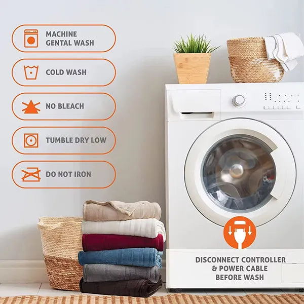 WarmCozi Heated Throw Blanket