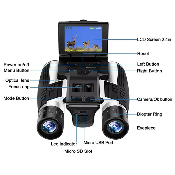 CamBino X2 Digital Camera Binoculars