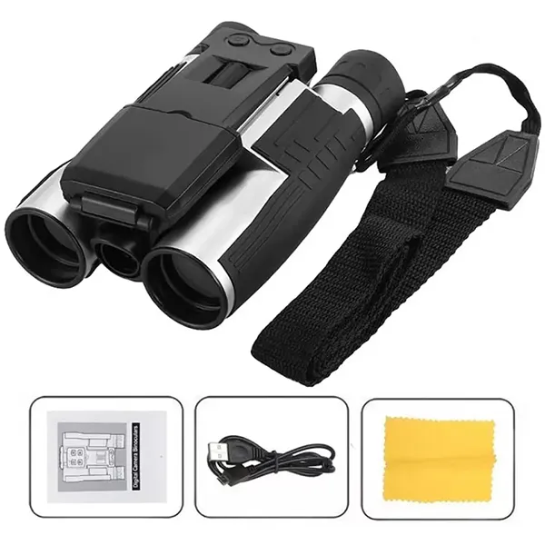 CamBino Digital Binoculars with Camera – 48MP, 2.5K Video, 8X Zoom, 2.4" LCD, 32GB SD Card Included