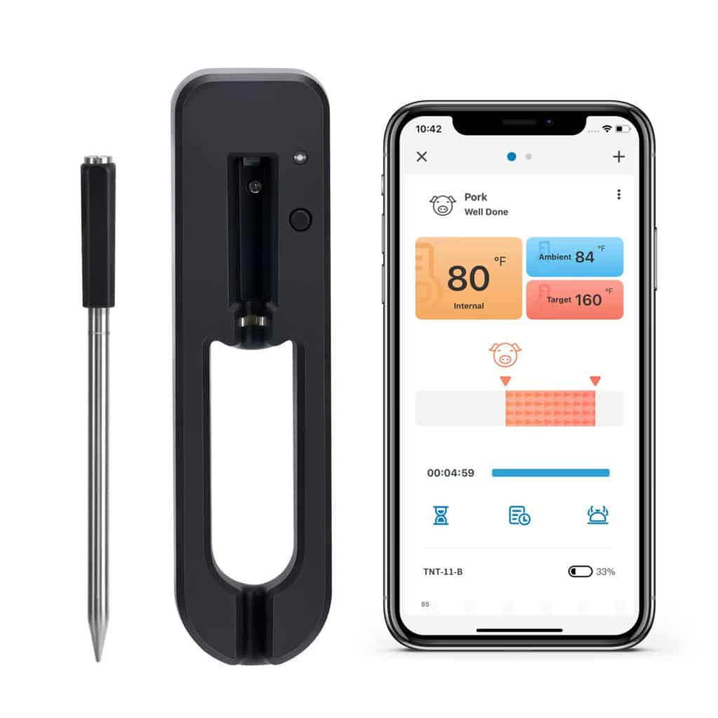 Theruna Meat Thermometer – Instant Read Digital Thermometer for Perfectly Cooked Meat