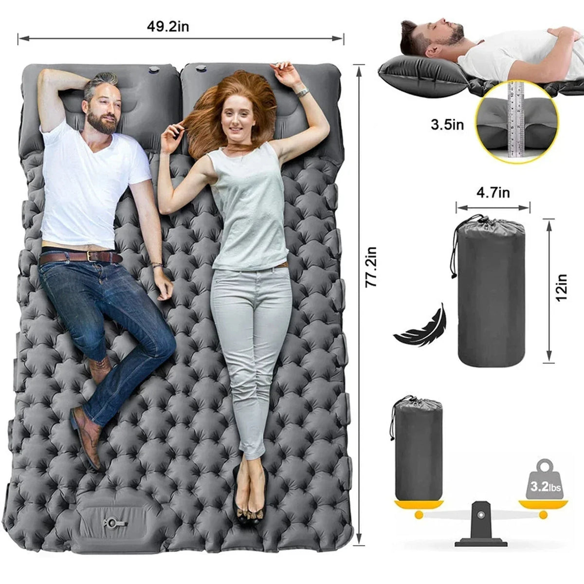 PuffyTrail Air Mattresses For Camping US01