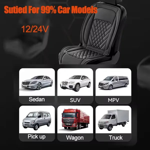 Kehseev Heated Car Seat Cover