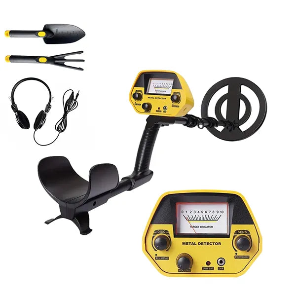 TeroTera Metal Detector – High Accuracy Gold & Silver Detector with 8" Coil, Disc & All Metal Mode